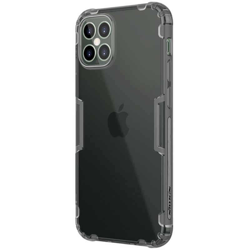 Etui iPhone 12 Pro Max Szary Biały Naturalny Przezroczysty Nillkin