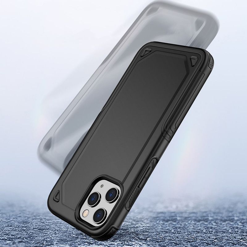 Etui iPhone 12 Pro Max Szary Czarny Efekt Metalu Premium