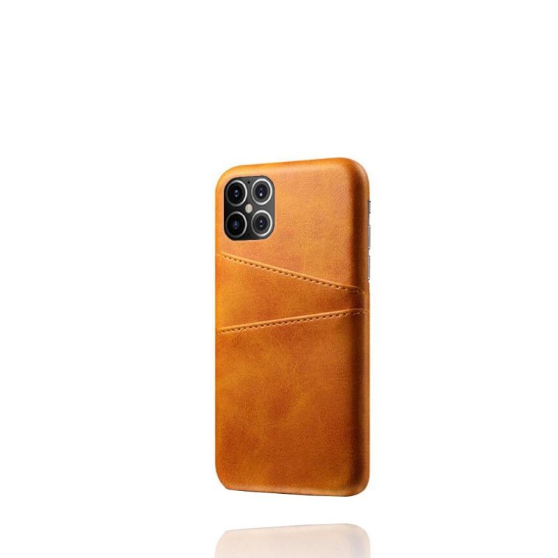 Etui iPhone 12 Pro Max Szary Czarny Podwójny Uchwyt Na Karty Etui Ochronne