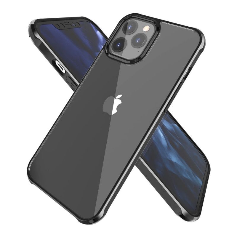 Etui iPhone 12 Pro Max Zielony Czarny Przezroczysty Wzór Leeu