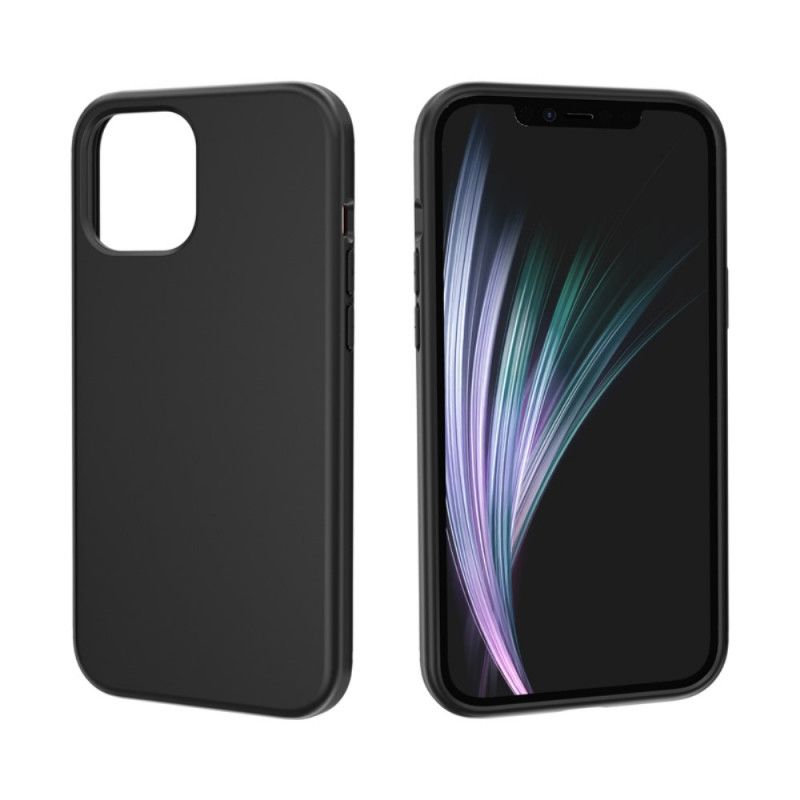 Futerały iPhone 12 Pro Max Biały Czarny Ochrona Przed Odciskami Palców I Rozbryzgami