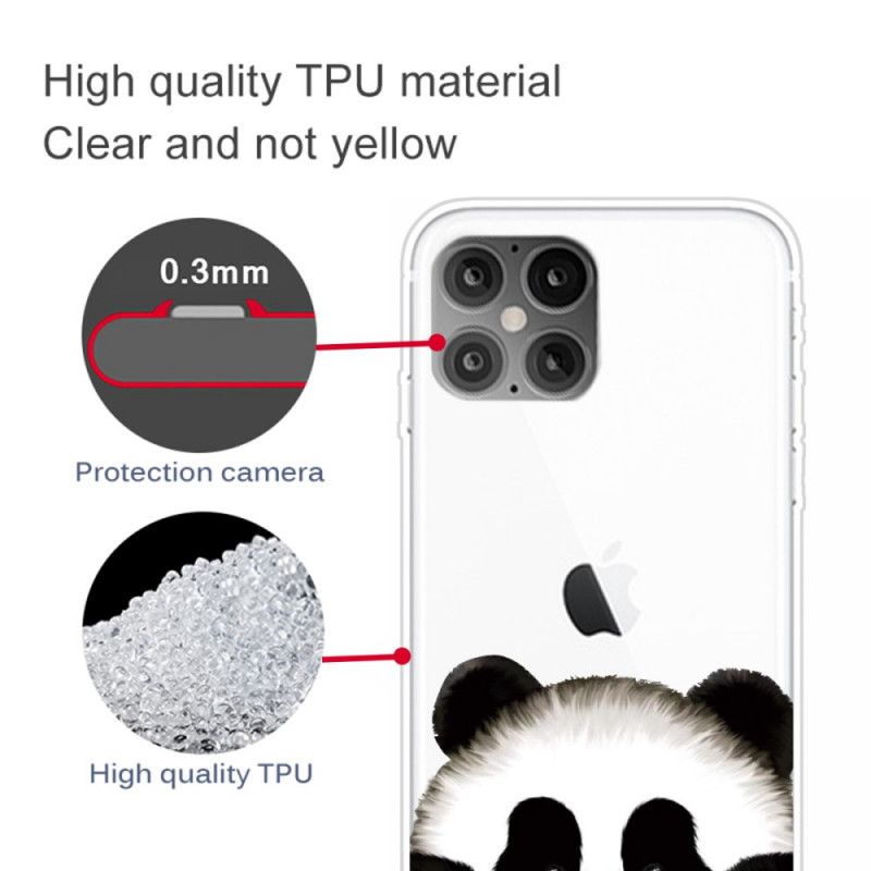 Futerały iPhone 12 Pro Max Etui na Telefon Przezroczysta Panda