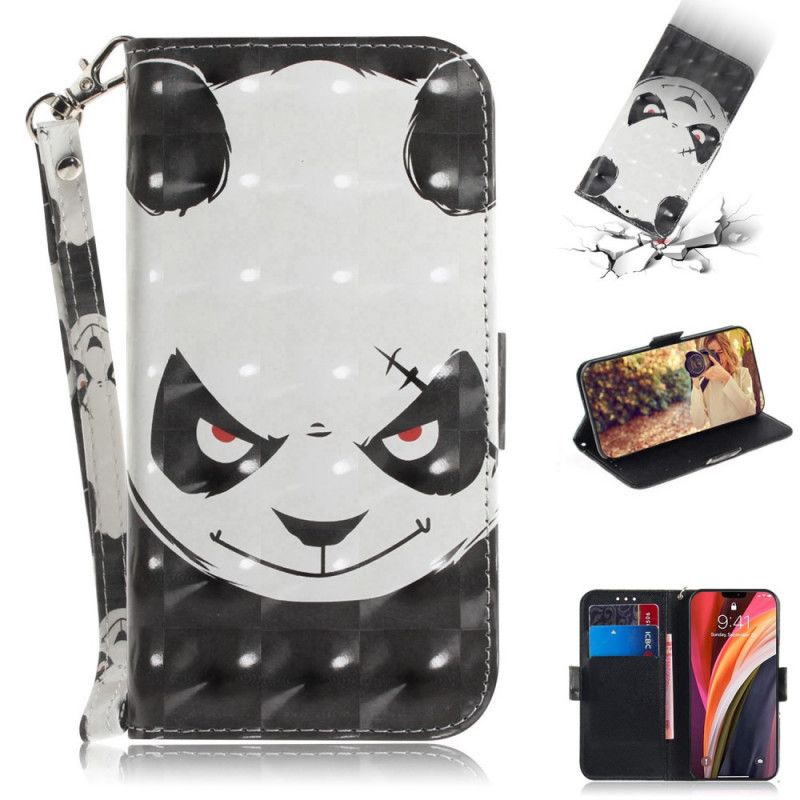 Pokrowce iPhone 12 Pro Max Wściekła Panda Ze Stringami