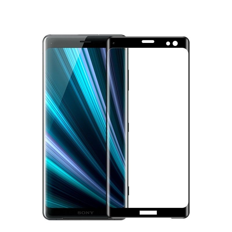 Ochrona Zakrzywionego Szkła Hartowanego Sony Xperia XZ3 Przezroczysty Czarny Mofi