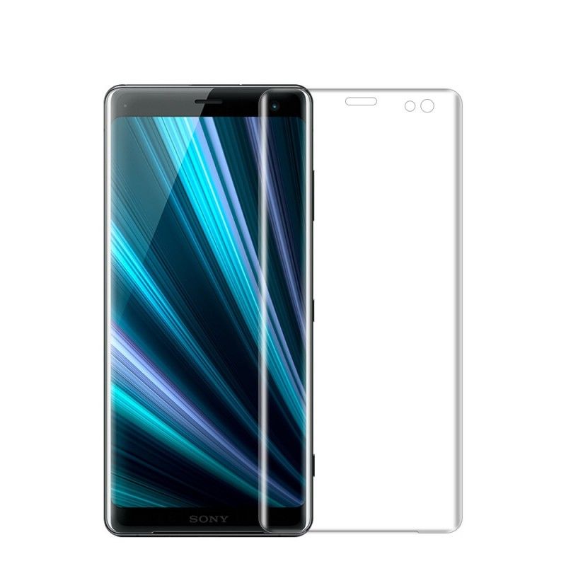 Ochrona Zakrzywionego Szkła Hartowanego Sony Xperia XZ3 Przezroczysty Czarny Mofi