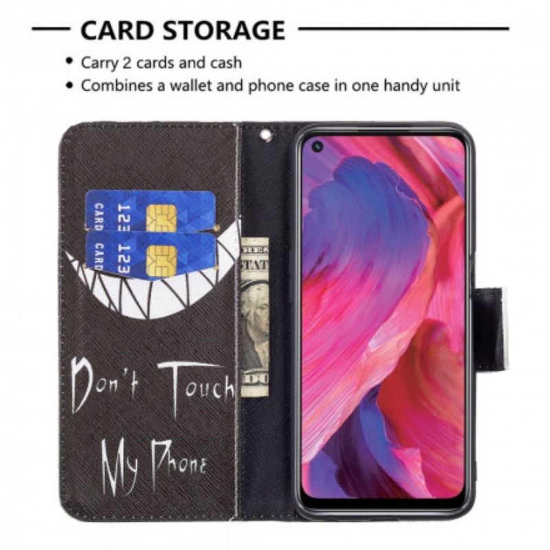 Etui Folio Do Oppo A54 5g / A74 5g Diabelski Telefon