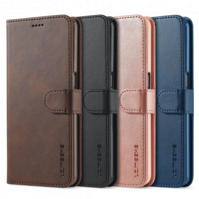 Etui Folio Do Oppo A54 5g / A74 5g Lc.imeeke Efekt Skóry