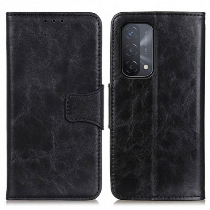 Etui Folio Do Oppo A54 5g / A74 5g Skórzane Zapięcie Dwustronne