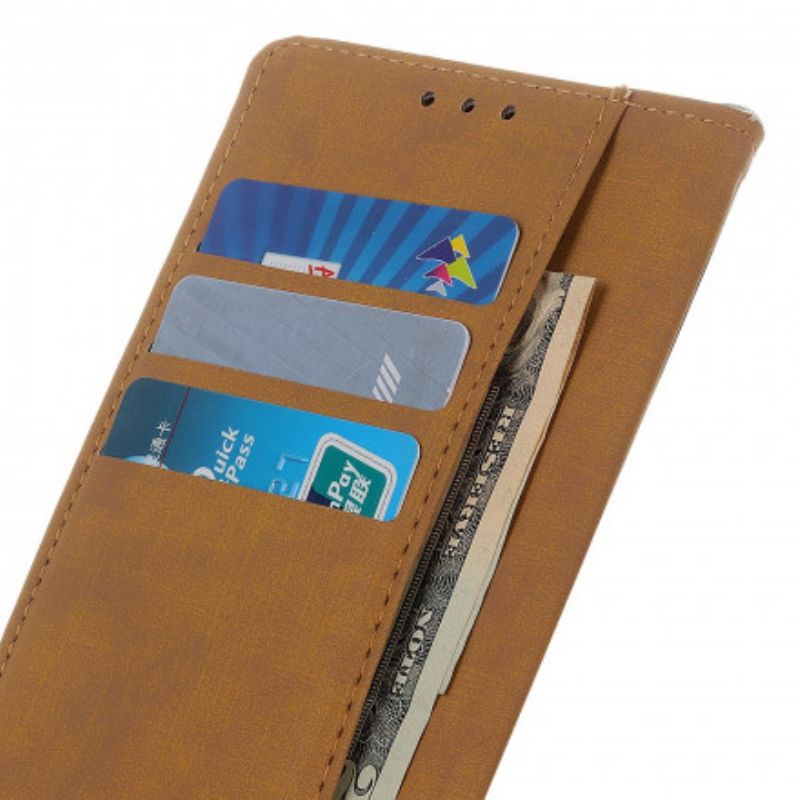 Etui Folio Do Oppo A54 5g / A74 5g Zwykła Sztuczna Skóra