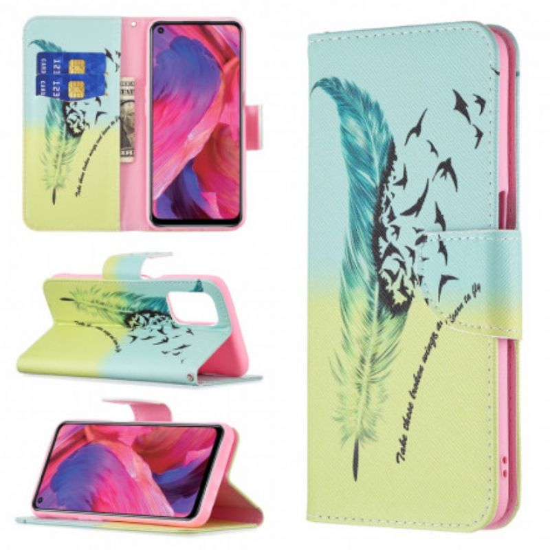 Etui Folio Oppo A54 5g / A74 5g Naucz Się Latać