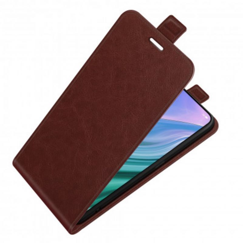 Etui Folio Oppo A54 5g / A74 5g Pionowa Klapa Z Efektem Skóry Etui Ochronne