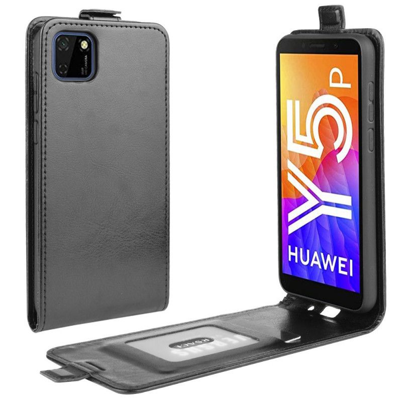 Etui Folio Huawei Y5p Biały Czarny Składany