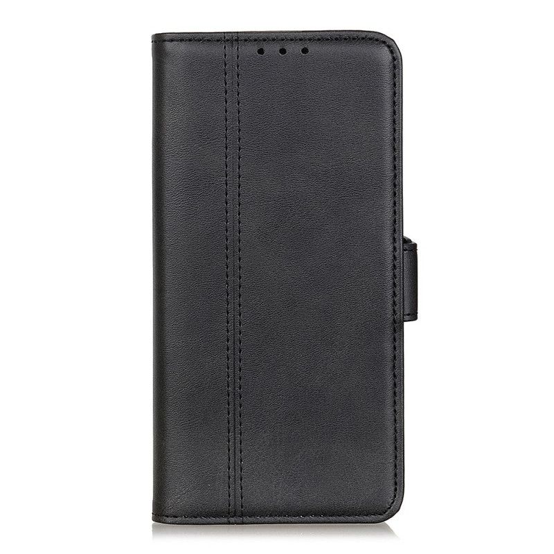 Etui Folio Huawei Y5p Czerwony Czarny Skradzione Szwy Etui Ochronne