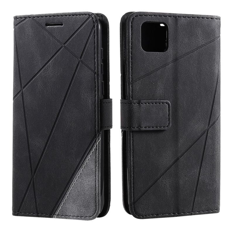 Etui Folio Huawei Y5p Czerwony Czarny Styl Artysty