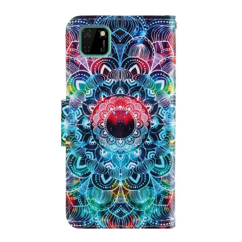 Etui Folio Huawei Y5p Efektowna Mandala Ze Stringami Etui Ochronne