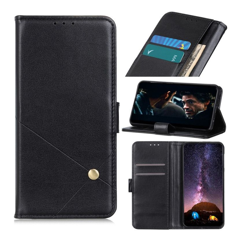 Etui Folio Huawei Y5p Granatowy Czarny Nit X Wzór