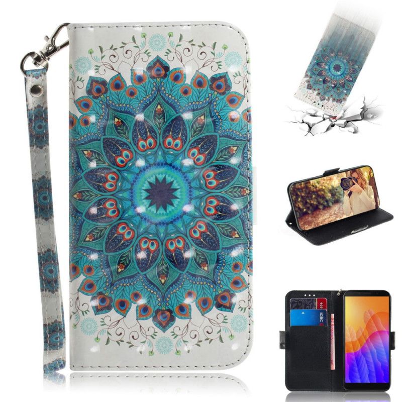 Etui Folio Huawei Y5p Mistrzowska Mandala Ze Stringami