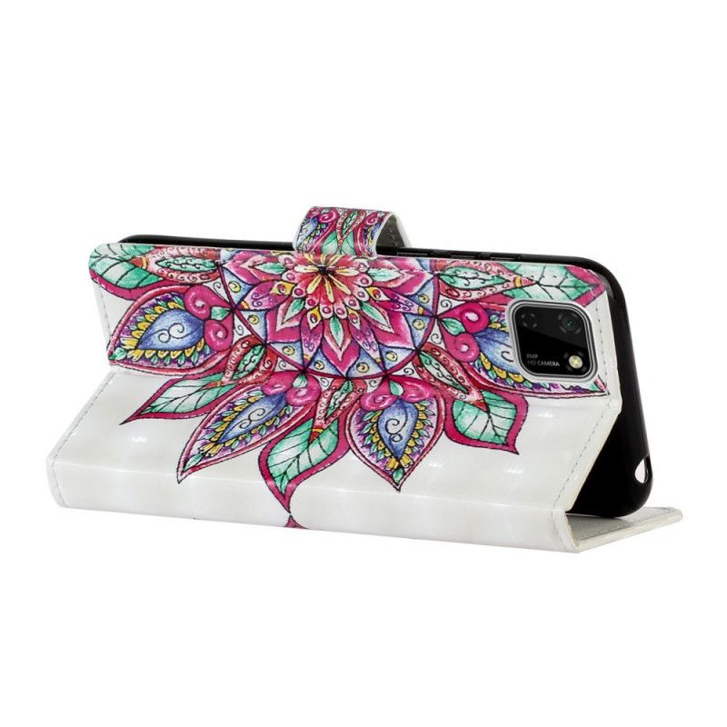 Etui Folio Huawei Y5p Narysowana Mandala