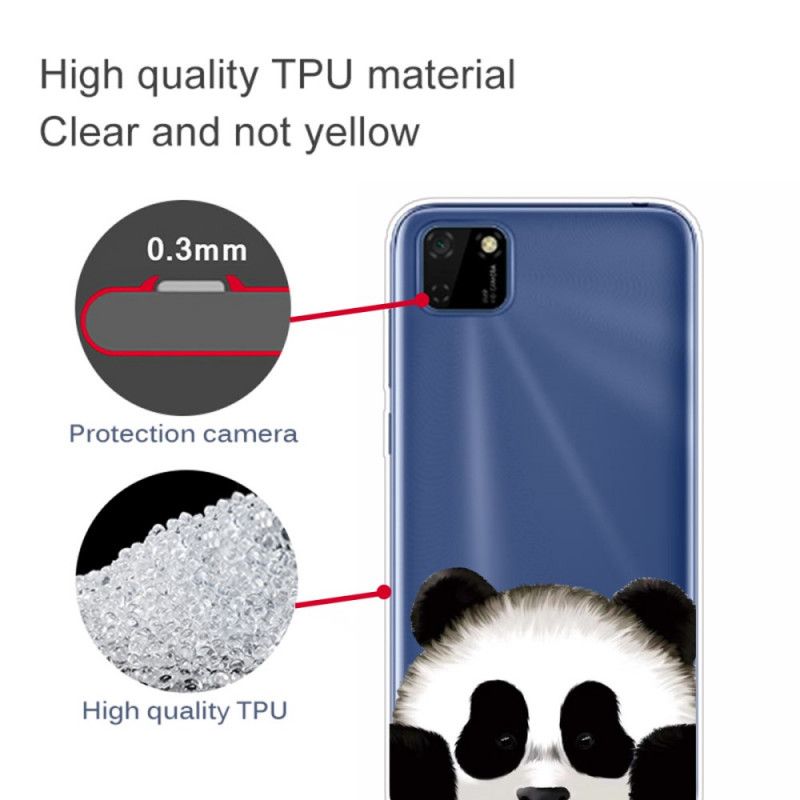 Etui Huawei Y5p Przezroczysta Panda