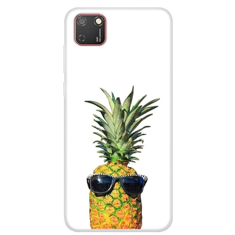 Etui Huawei Y5p Przezroczysty Ananas W Okularach