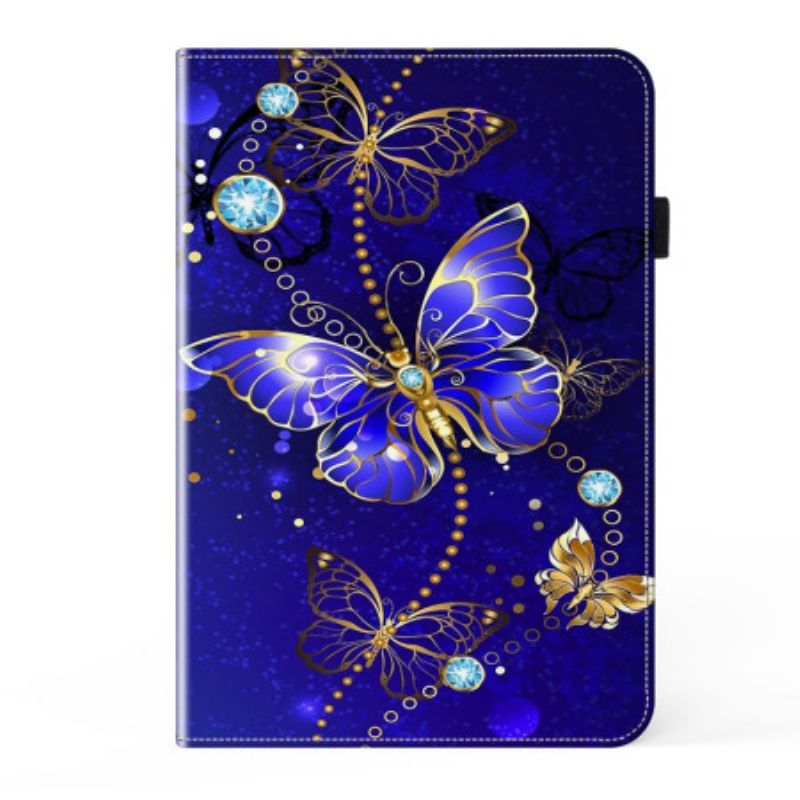 Case Samsung Galaxy Tab S9 Fe Etui Na Telefon Diamentowe Motyle