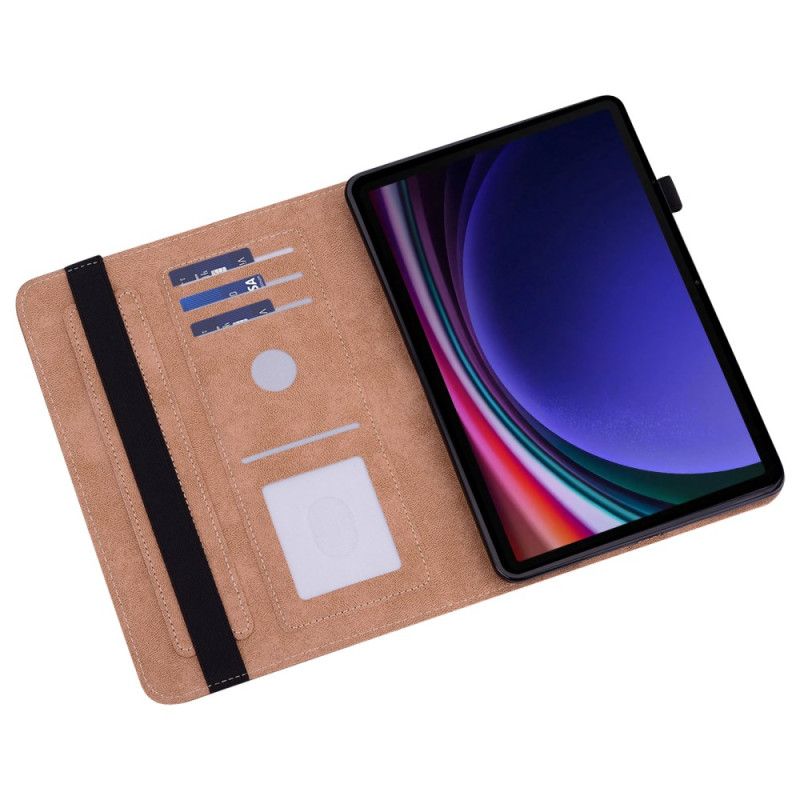 Etui Folio Samsung Galaxy Tab S9 Fe Retro