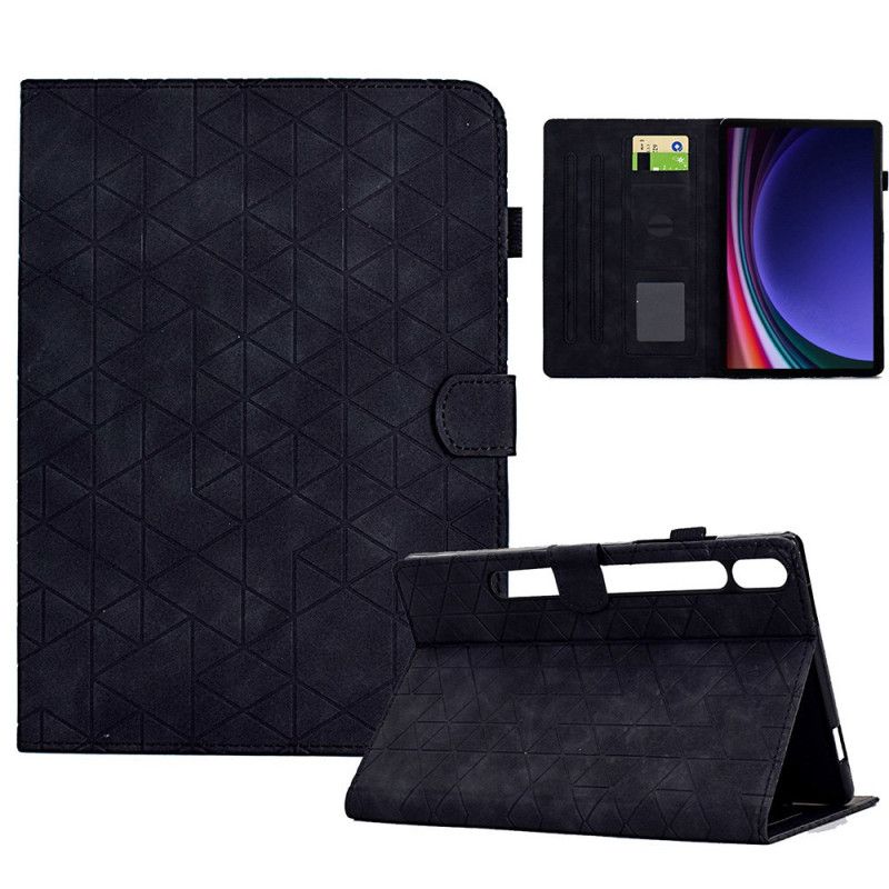 Etui Folio Samsung Galaxy Tab S9 Fe Wzór Geometryczny