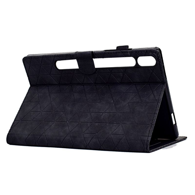 Etui Folio Samsung Galaxy Tab S9 Fe Wzór Geometryczny