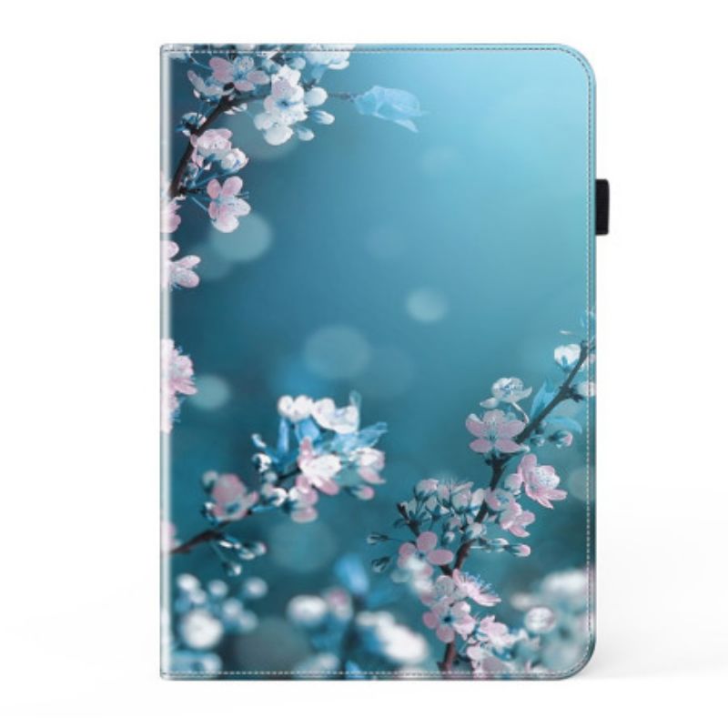 Etui Samsung Galaxy Tab S9 Fe Kwiaty Śliwy Etui Ochronne