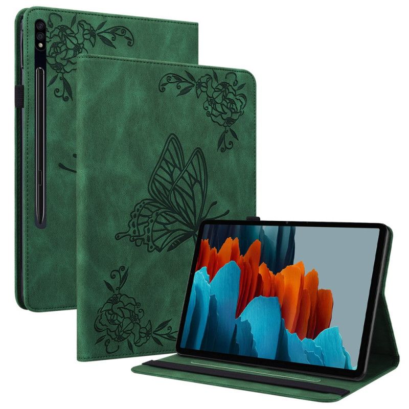 Etui Samsung Galaxy Tab S9 Fe Motyle I Kwiaty