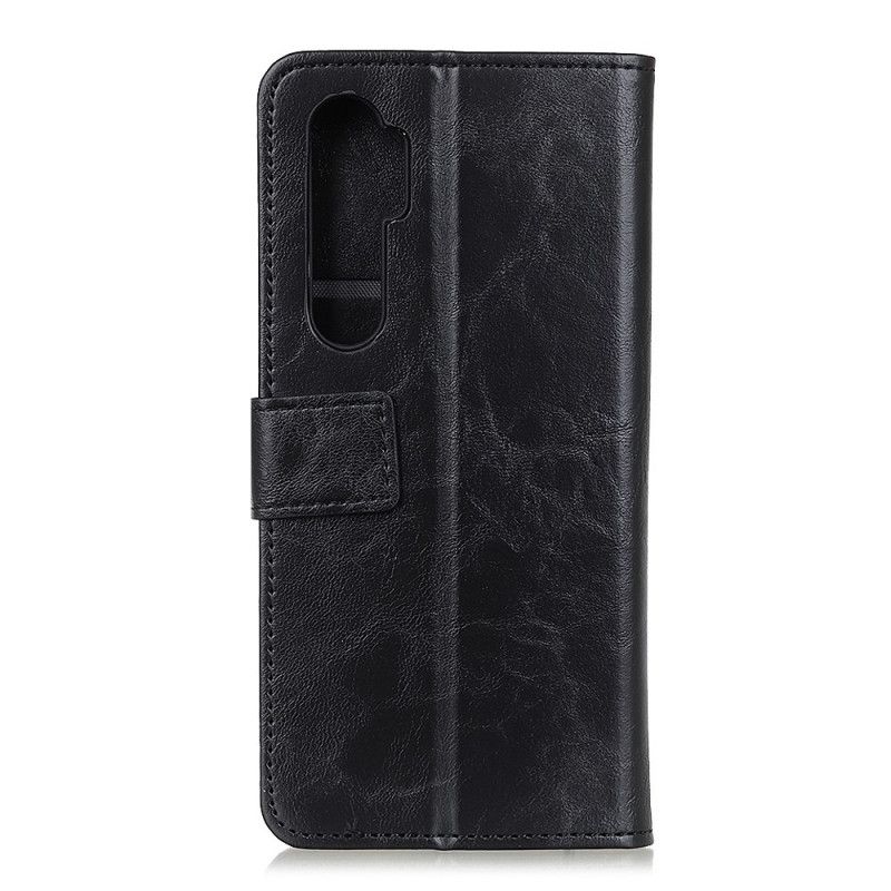 Etui Folio OnePlus Nord Czerwony Czarny Elegancja W Stylu Khazneh Ze Skóry