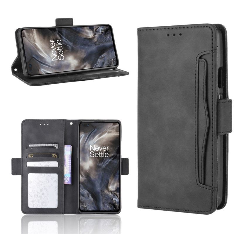 Etui Folio OnePlus Nord Czerwony Czarny Multikarta Pierwszej Klasy