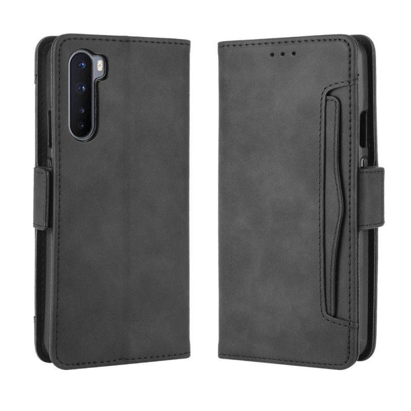 Etui Folio OnePlus Nord Czerwony Czarny Multikarta Pierwszej Klasy