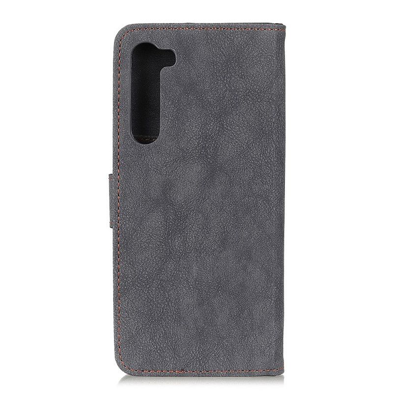 Etui Folio OnePlus Nord Żółty Czarny Dwoina Khazneh Retro