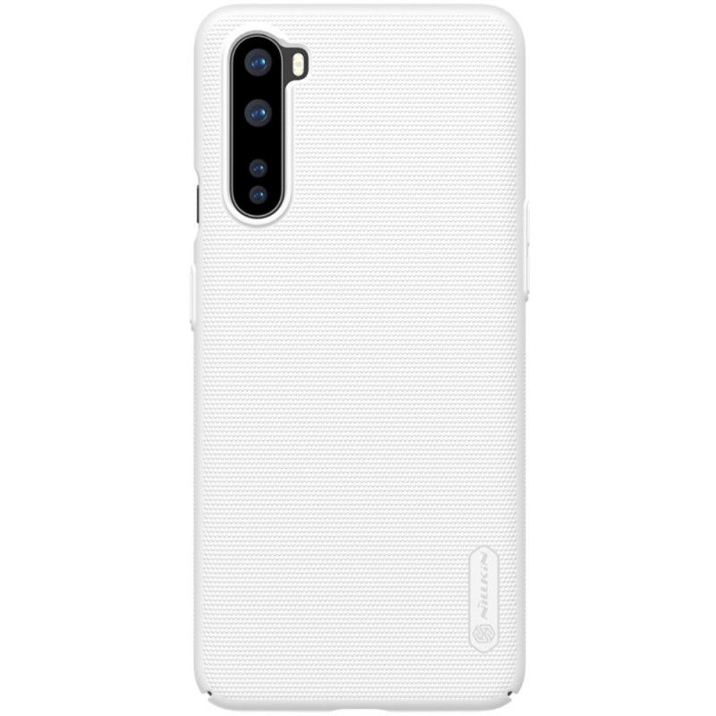 Etui OnePlus Nord Biały Czarny Sztywny Matowy Nillkin Etui Ochronne