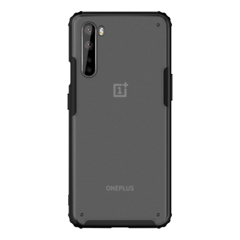 Etui OnePlus Nord Czerwony Czarny Krawędzie Amor I Mat Etui Ochronne