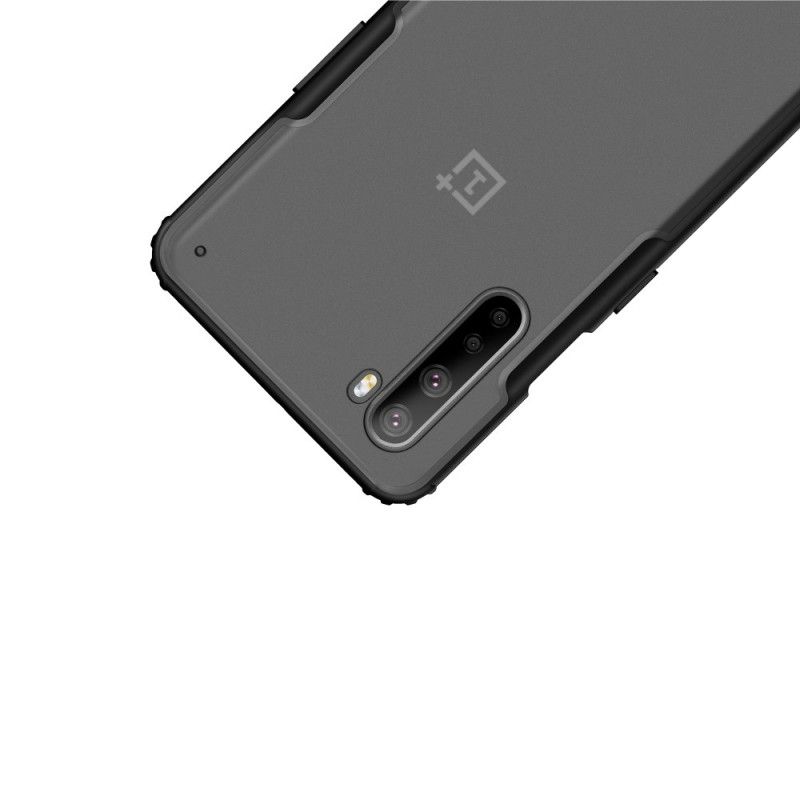 Etui OnePlus Nord Czerwony Czarny Krawędzie Amor I Mat Etui Ochronne