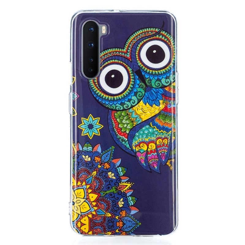 Etui OnePlus Nord Fluorescencyjna Sowa Mandala