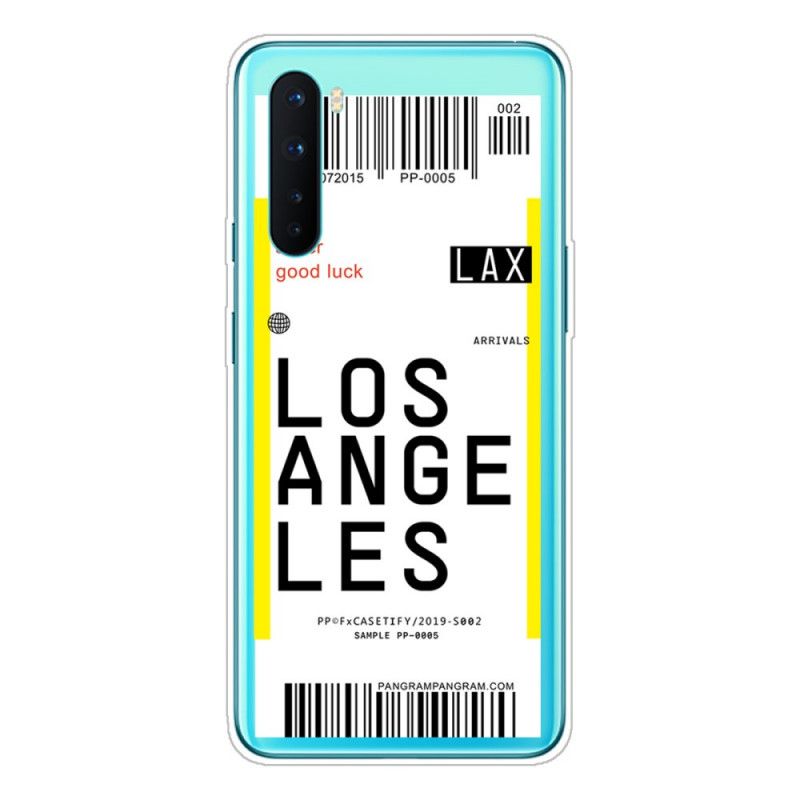 Etui OnePlus Nord Karta Pokładowa Do Los Angeles