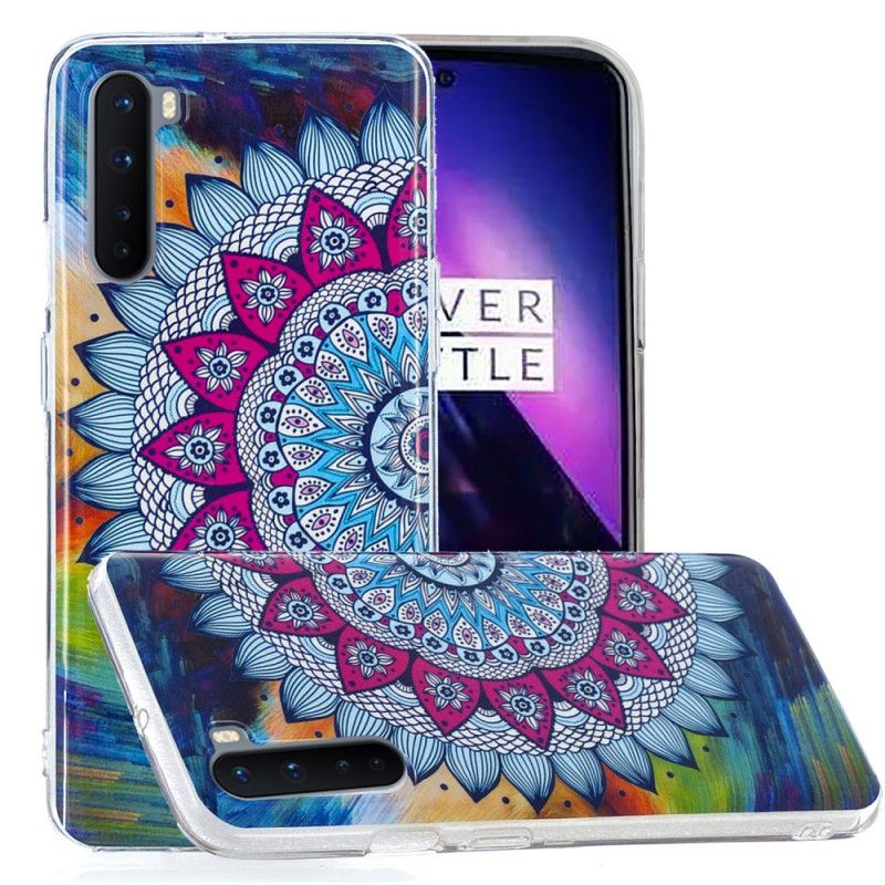 Etui OnePlus Nord Mandala W Kolorze Fluorescencyjnym Etui Ochronne