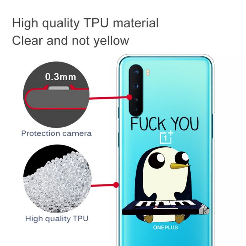 Etui OnePlus Nord Pingwin Cię Pieprzy