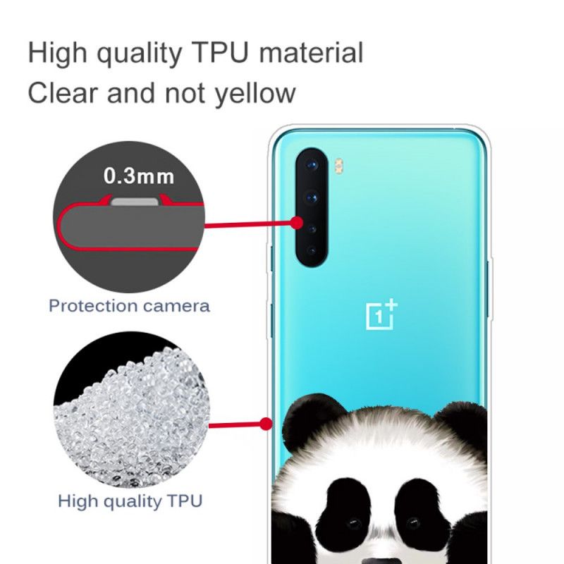 Etui OnePlus Nord Przezroczysta Panda Etui Ochronne