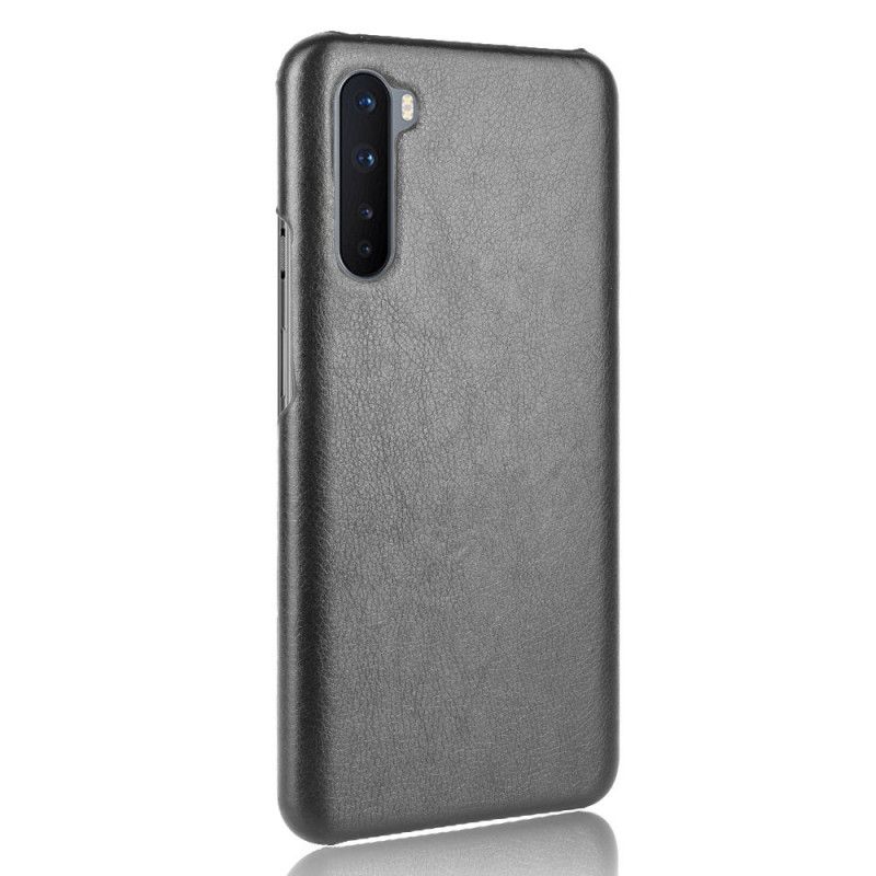 Etui OnePlus Nord Szary Czarny Efekt Skóry Lychee Performance