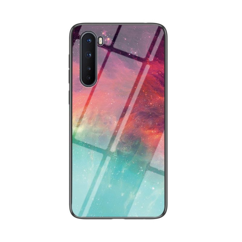 Etui OnePlus Nord Szary Czarny Hartowane Szkło Hartowane