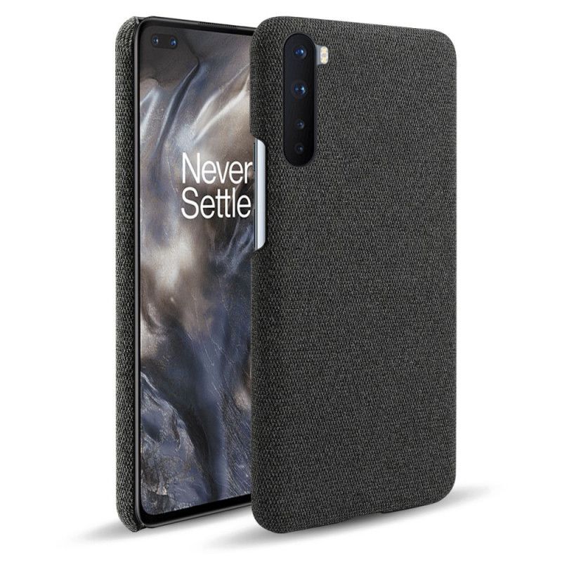 Etui OnePlus Nord Szary Czarny Tkanina Ksq Etui Ochronne