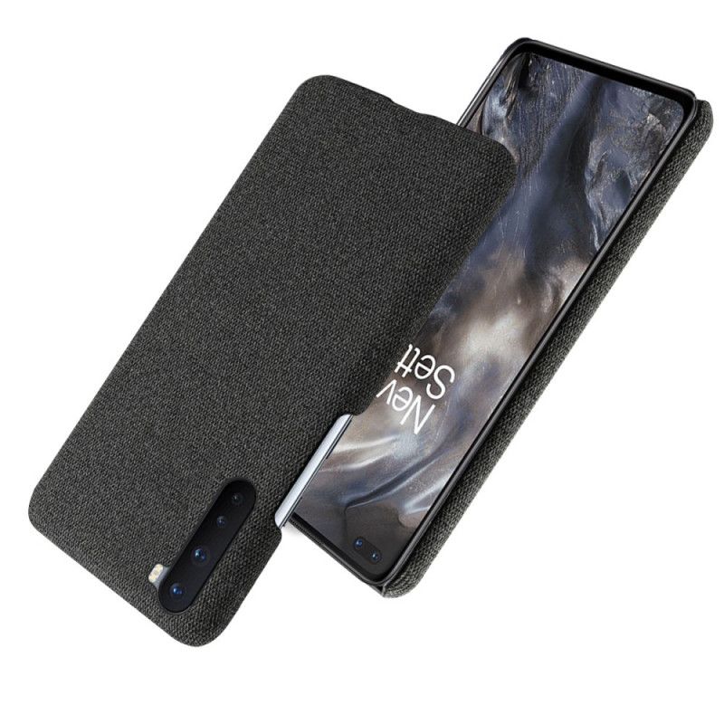 Etui OnePlus Nord Szary Czarny Tkanina Ksq Etui Ochronne