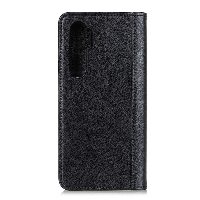 Flip Kotelot OnePlus Nord Zielony Czarny Dwoina Z Liczi Etui Ochronne