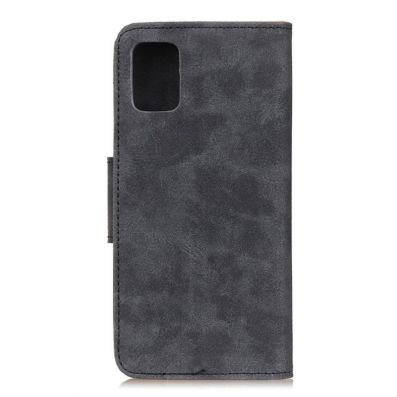 Etui Folio Samsung Galaxy S20 Ciemnobrązowy Szary Klasyczna Klapka Magnetyczna Etui Ochronne