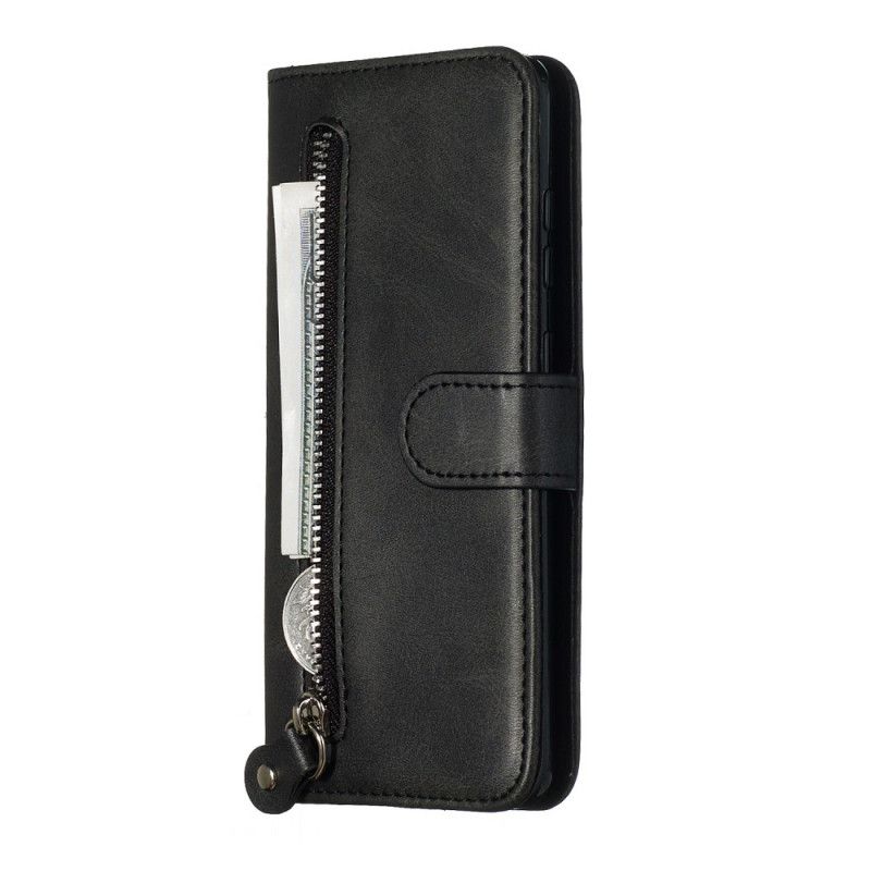 Etui Folio Samsung Galaxy S20 Ciemnoniebieski Portmonetka Na Monety Vintage Etui Ochronne