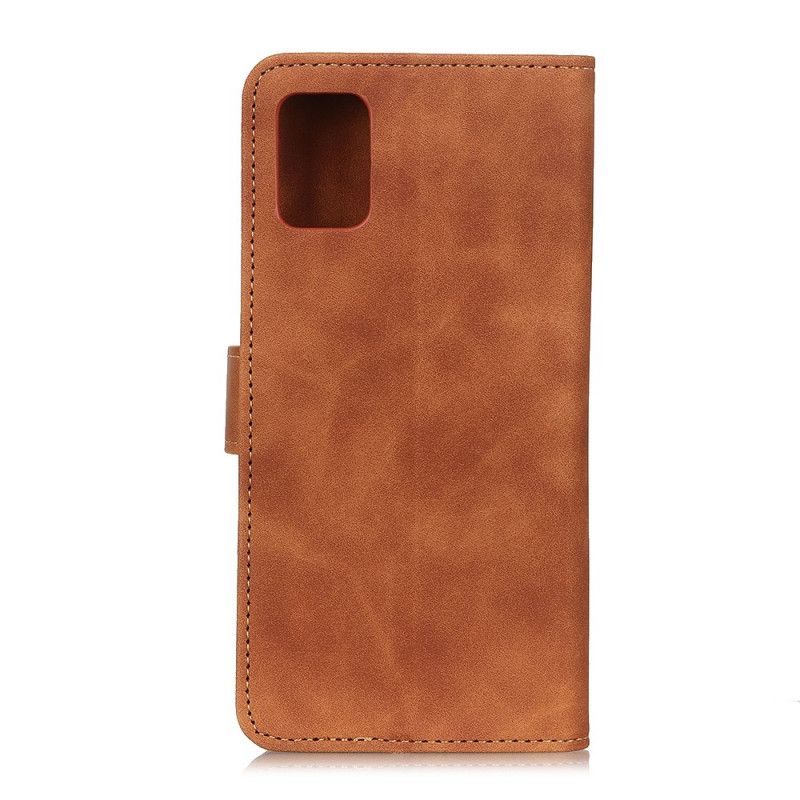 Etui Folio Samsung Galaxy S20 Czerwony Czarny Efekt Skóry Khazneh W Stylu Vintage Etui Ochronne